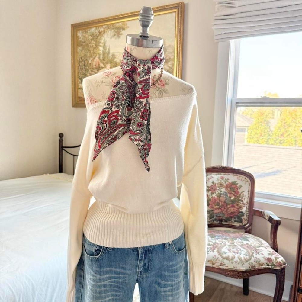 Vintage paisley scarf‎